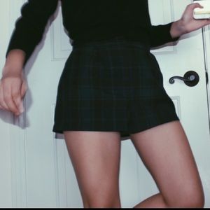 Forever 21 plaid high rise shorts (xs)